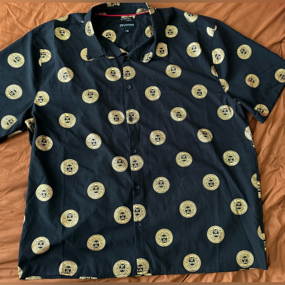 Black & Gold Dress Shirt